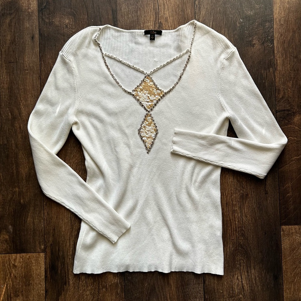 Reba Sequined Sweater